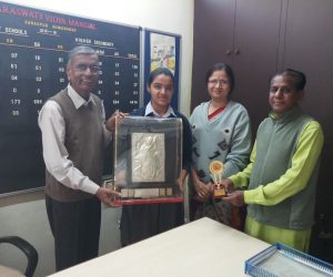 Winning Rashtrabhasha Elocution Competition